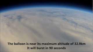 Near Space Balloon reaches ~108,000'