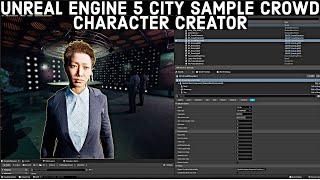 Unreal Engine 5 City Sample Crowds