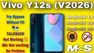 Vivo Y12s Frp Bypass 2023 | Vivo Y12s Frp Bypass 2024 | Vivo Y12s Frp Bypass Android 11 / 12 |