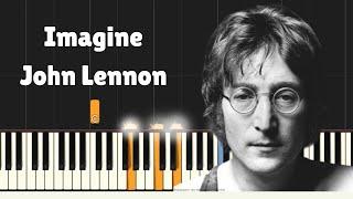 Imagine - John Lennon | Piano Tutorial with John Lennon's Isolated Vocals