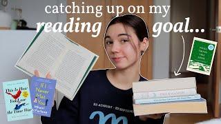 reading as many books as I can before the year is over | reading vlog