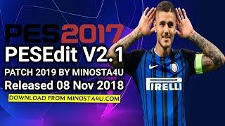 PES 2017 ● PESEdit V2.1 PATCH 2019 ● Download Now