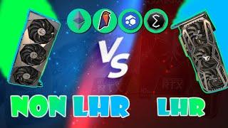 lhr vs non lhr mining: 3090 Vs 3080 LHR