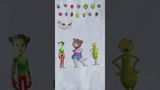 Angela Vs tom 🫣 dame tu cosita alian Vs anaya  grinch alian with motu captain venom rock 🫣 #viral