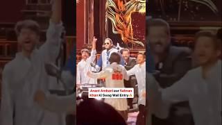 Anant Ambani makes a STYLISH entry on stage with Salman Khan for his Sangeet night  | #shorts