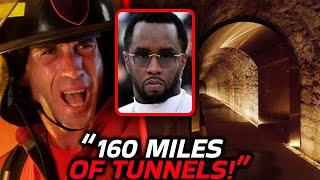 Firefighter EXPOSED Secret TUNNELS Found Under Diddy’s Mansion During L.A. Fire!