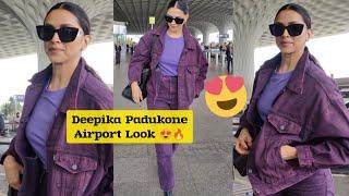 Deepika Padukone looks so Glamorous in Airport Look ️