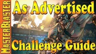 Badass Crater of Badassitude As Advertised Challenge Guide - Borderlands 2