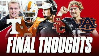 Tennessee QB Nico Iamaleava GOES OFF | USC Brings DEFENSE vs Michigan | Auburn Over Arkansas