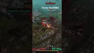 First Boss Kill in Grim Dawn! #grimdawn #grimdawnbuild #grimdawngameplay