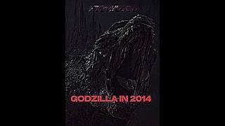 GODZILLA IN 2014 VS GODZILLA IN 2024 #shorts #fyp #godzilla