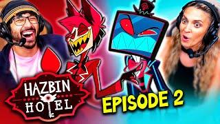 HAZBIN HOTEL Episode 2 REACTION!! 1x02 "Radio Killed The Video Star" Review | Stayed Gone | Sorry