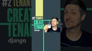 Creating a Tenant with Django #tenants #postgres #schemas #django #python #coding #webdevelopment