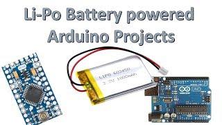 How to Power up Arduino using a 3.7V Li-Po battery