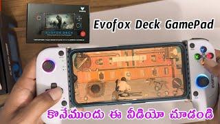 Transform Your Smartphone Into A Handheld Gaming Console - EvoFox Deck || gamepad Telugu