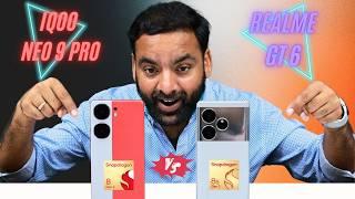 True Flagship Killer of 2024 - iQOO Neo 9 Pro vs realme GT 6 | Best  5G Phone under 35000 !