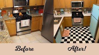 DIY KITCHEN RENOVATION! RENTAL-FRIENDLY & ON A BUDGET