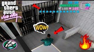 Secret Real Prison in GTA Vice City ! 10 STARS Wanted Police Arrest #GTAVC #GTA