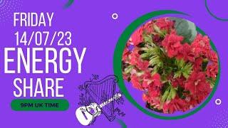 Friday 14th July 9pm GMT 2023 Energy Share: Candle meditation music 432hz