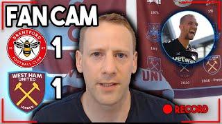 'Good away point but two crap teams, glad we didn't lose' | Nick Fan Cam | Brentford 1-1 West Ham