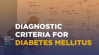 Diabetes mellitus - diagnostic criteria