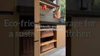 Modular kitchen Wicker Basket #reels #modularkitchen #viralreels #trandingshorts #tranding #kitchen