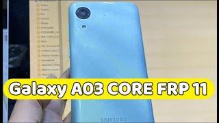 FRP Samsung Galaxy A03 Core 2023 Bypass A032F Android 11
