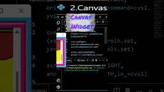 2. Canvas  |  Python #tkinter #coding #shorts