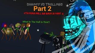 Shaggy Vs Trollges (Rework) Part 2 #trollface #trollge #trollgescary #fight #battle #shaggy #troll