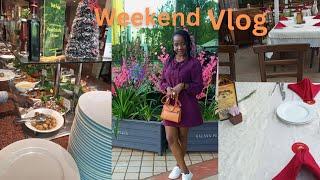 WEEKEND VLOG: MORNING ROUTINE//MINI CLEANING//GIRLS DATE// MEETINGS