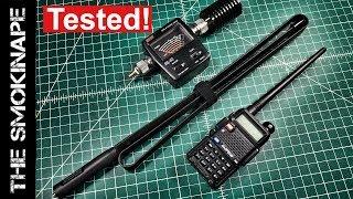 Abbree 42.5 Inch Baofeng Antenna Reviewed HAM Radio - TheSmokinApe