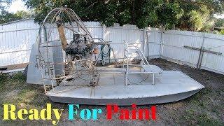 Motor Mounts, New Prop, And Painting My $175 Airboat