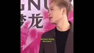 Thanks to whoever told him about this  #got7jackson #got7 #jacksonwangfunny