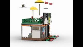 General Jim's Modular City Convenience  Building Blocks Toy Set