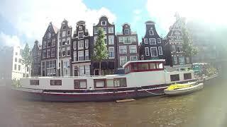 Nadine and Frank on Tour - Amsterdam Tag 2 am 11.07.20 - Sightseeing in Amsterdam, Grachtenrundfahrt