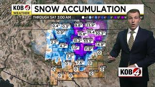 Winter storm could bring 1-3 feet of snow to New Mexico