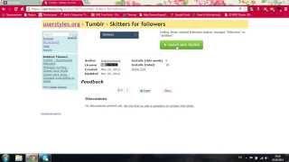 Change followers button on tumblr