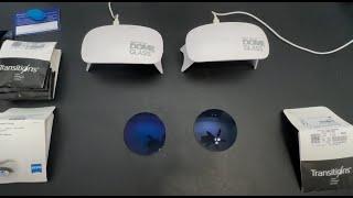 Compare Zeiss PhotoFusion X Blue And Essilor Transitions S Sapphire Blue