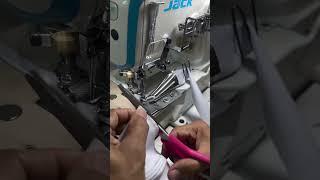 Красивые и ровные швы на машине Jack W4 #sewing #factory