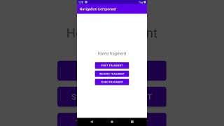 Android Navigation Component - Working app