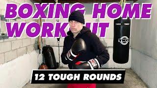 12 Tough Heavy Bag Rounds (combos are listed at beginning of round, and are in description below)