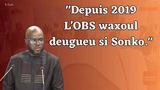 El Malick Ndiaye attaque le journal L'OBS