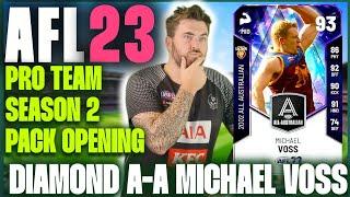 AFL 23 PROTEAM SEASON 2 PACK OPENING PULLS - DIAMOND ALL-AUSTRALIA MICHAEL VOSS #AFL23 #PROTEAM #AFL