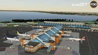 Prepar3D v5 | Tallinn to Dubai (EETN-OMDW) | Aerosoft A320 | trueSKY