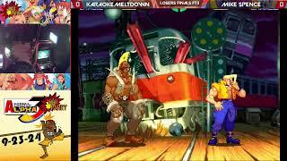 Karaokemeltdown vs Mike Spence - Street Fighter Alpha 3 - Losers Finals -  Red Parry NYC 9-23-24