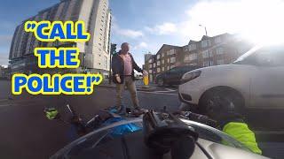 "Call The Police!" UK Bikers vs Stupid, Angry People and Bad Drivers #146