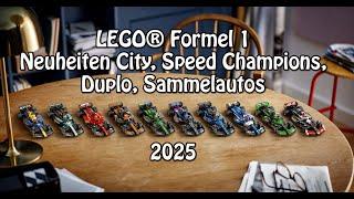 LEGO Formel 1-Sets 2025: Speed Champions, City, Duplo und was zum Sammeln