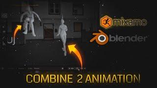 How To edit Like @PriZzoff | How To Combine Multiple  Animation From Mixamo To (Blender)