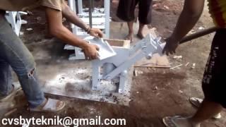 Alat Cetak Paving Manual / Handpress Paving Surabaya Teknik