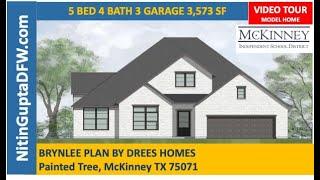 Brynlee Plan By Drees Homes Painted Tree in McKinney, TX Video Tour | McKinney ISD Schools For Sale